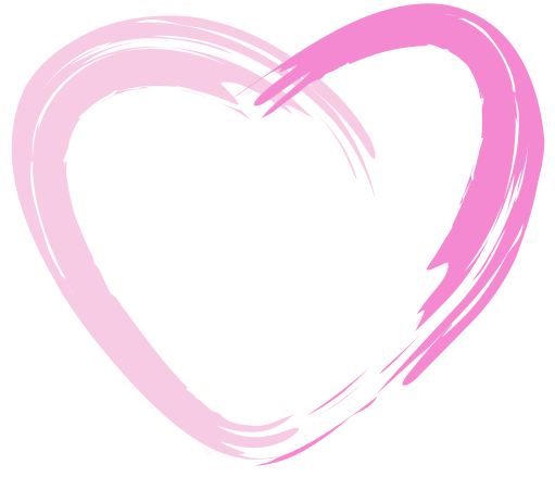 pink wispy heart